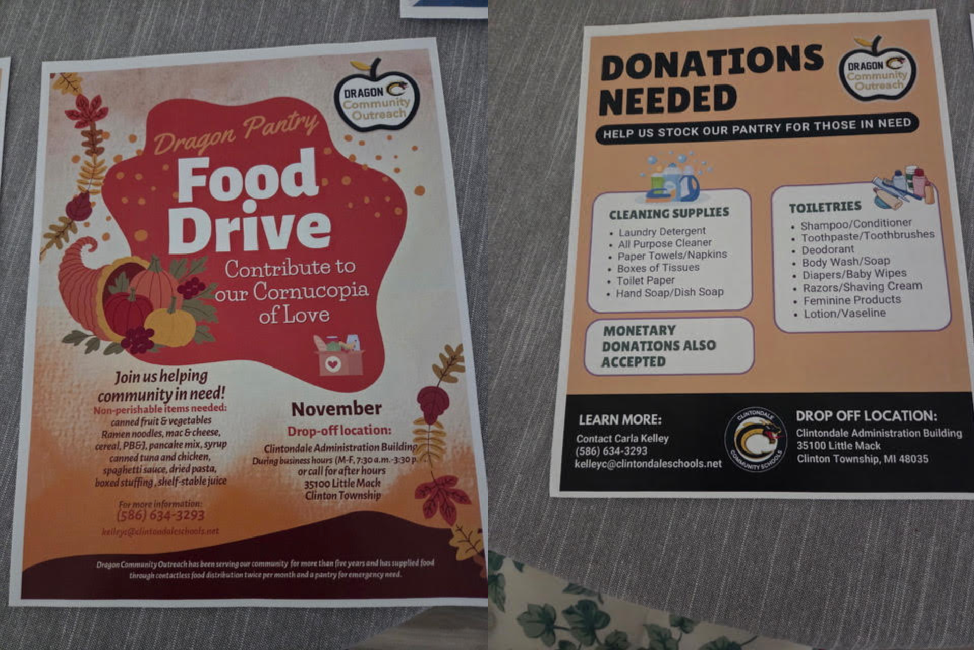 Dragon Pantry Food Drive