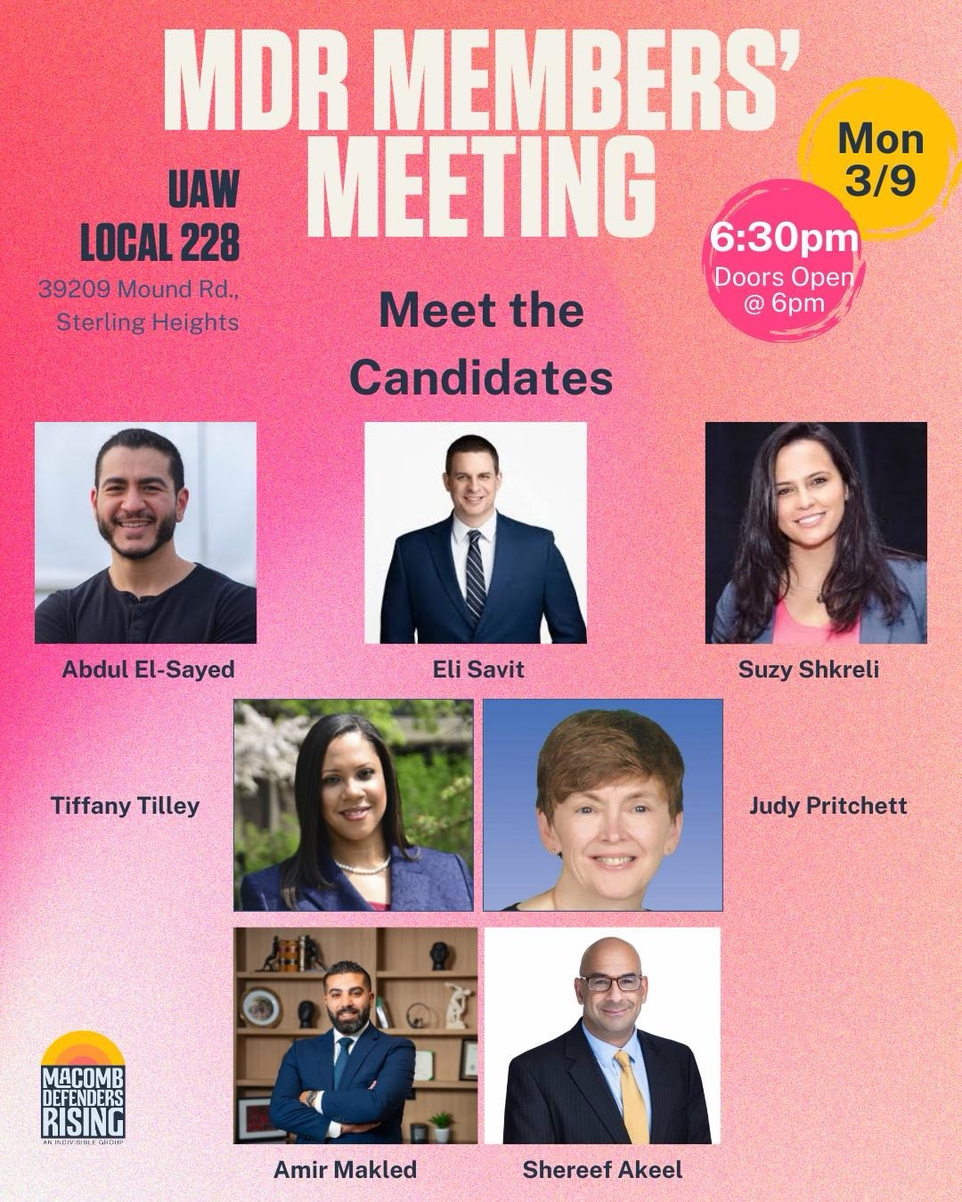 MDR March Members Meeting